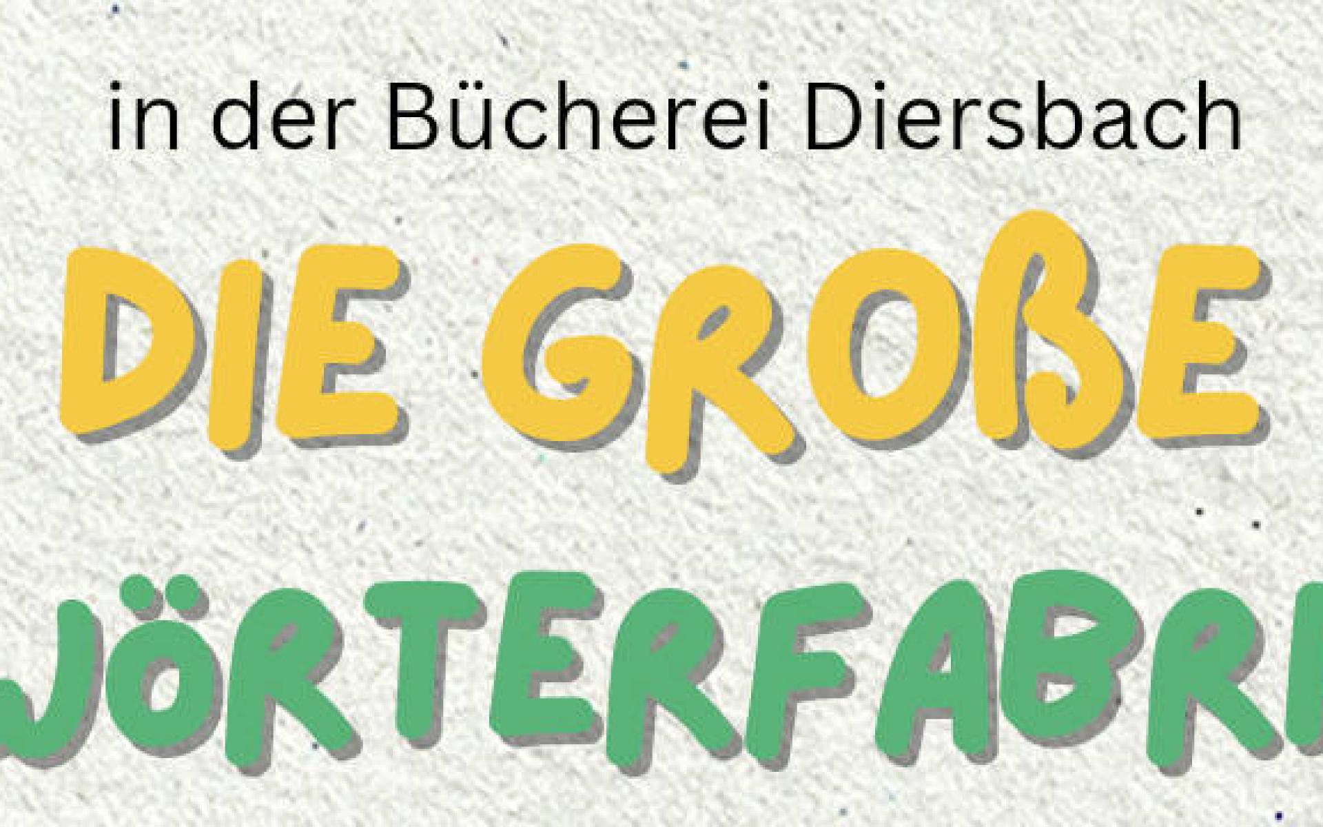 Banner zum Vorleseevent Wörterfabrik 2026